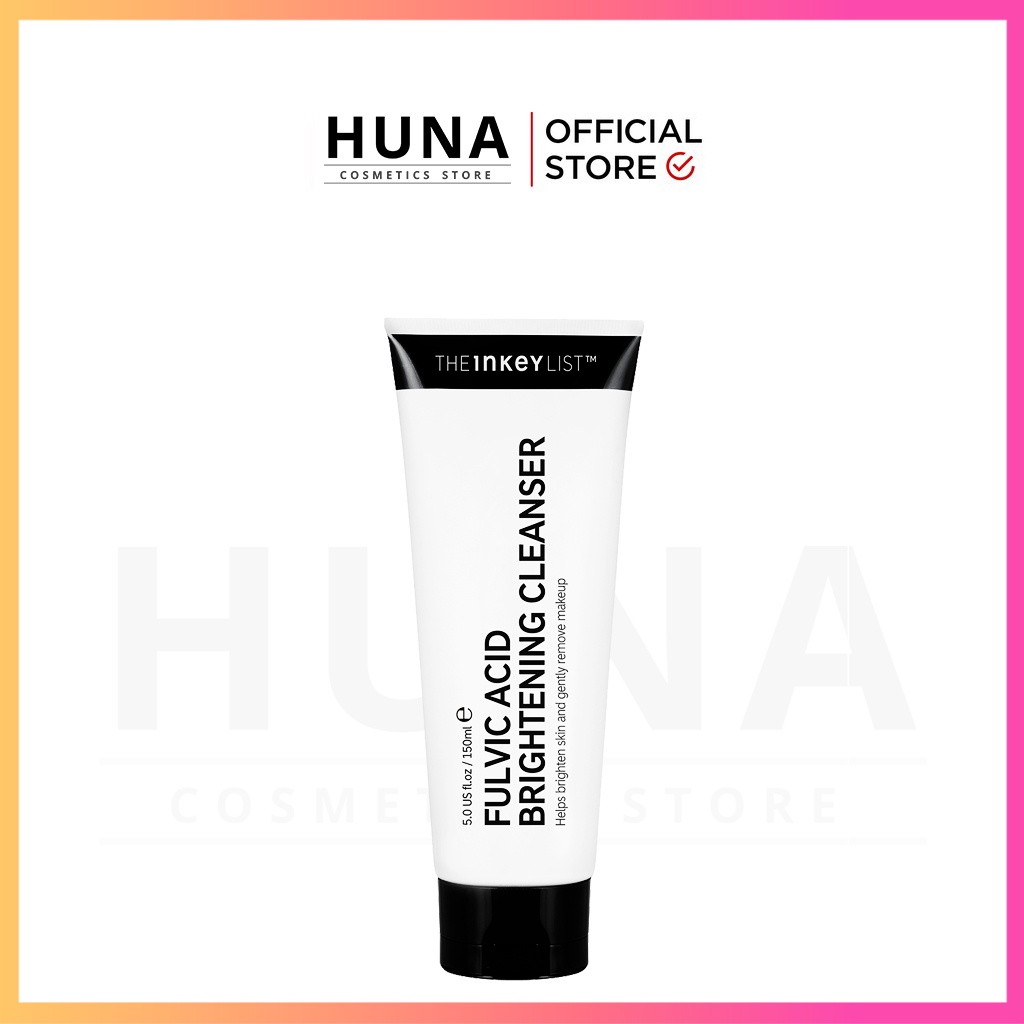 Sữa rửa mặt Fulvic Acid Brightening Cleanser - The INKEY List - Huna Cosmetics