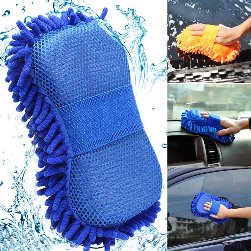 Găng tay rửa xe sợi Microfiber mẫu 2 cho ô tô, Găng Tay Rửa Xe Ô Tô Chuyên Dụng Mẫu 2