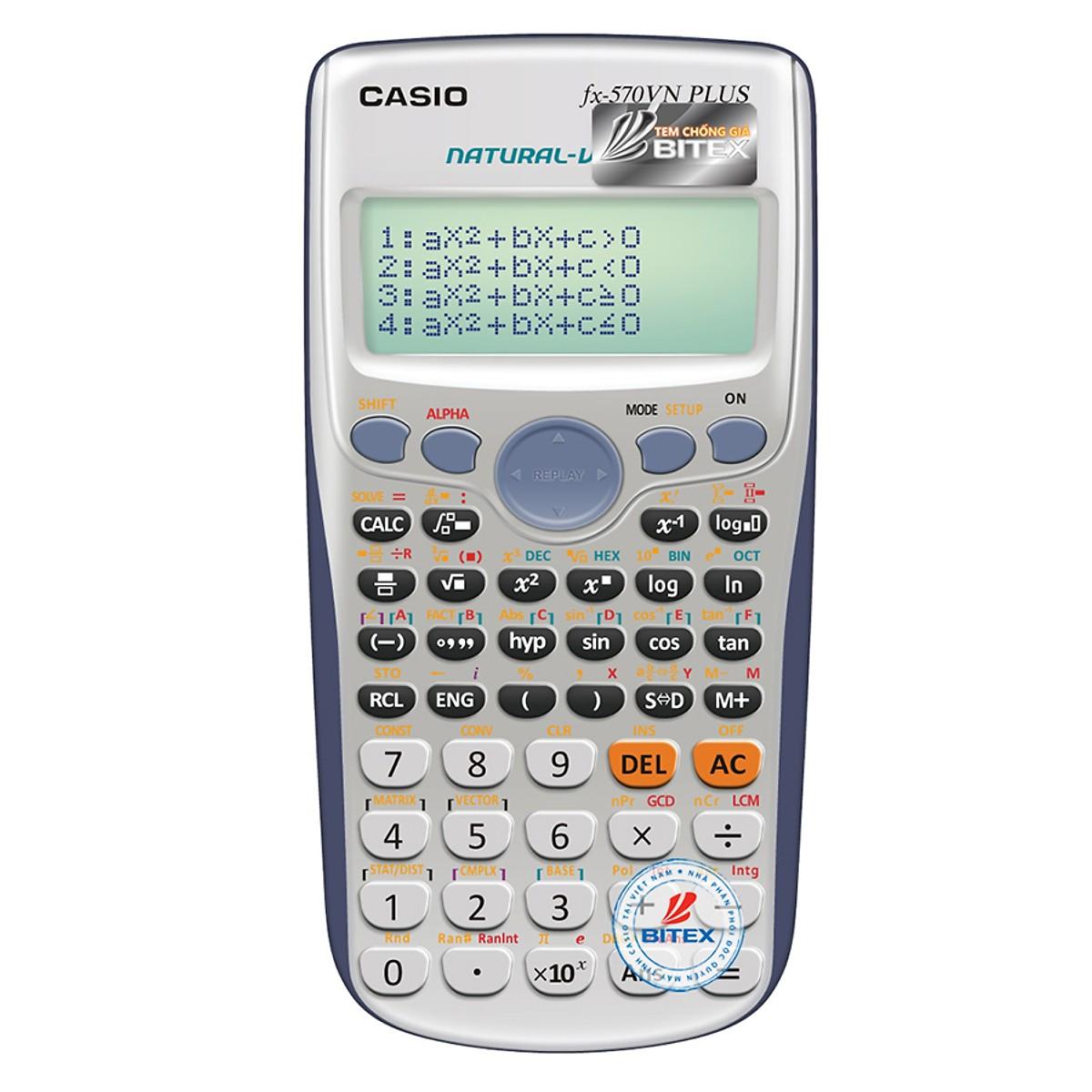 Máy tính học sinh casio fx 570vn plus