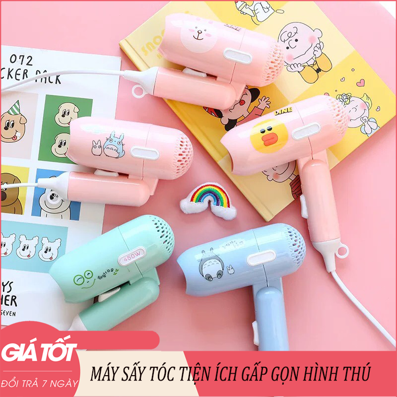 Máy Sấy Tóc Hình Thú Đáng Yêu - Máy Sấy Tóc Tiện Ích Gấp Gọn Hình Thú - Máy Sấy Tóc Đa Năng Hình Thú (Mẫu Ngẫu Nhiên)