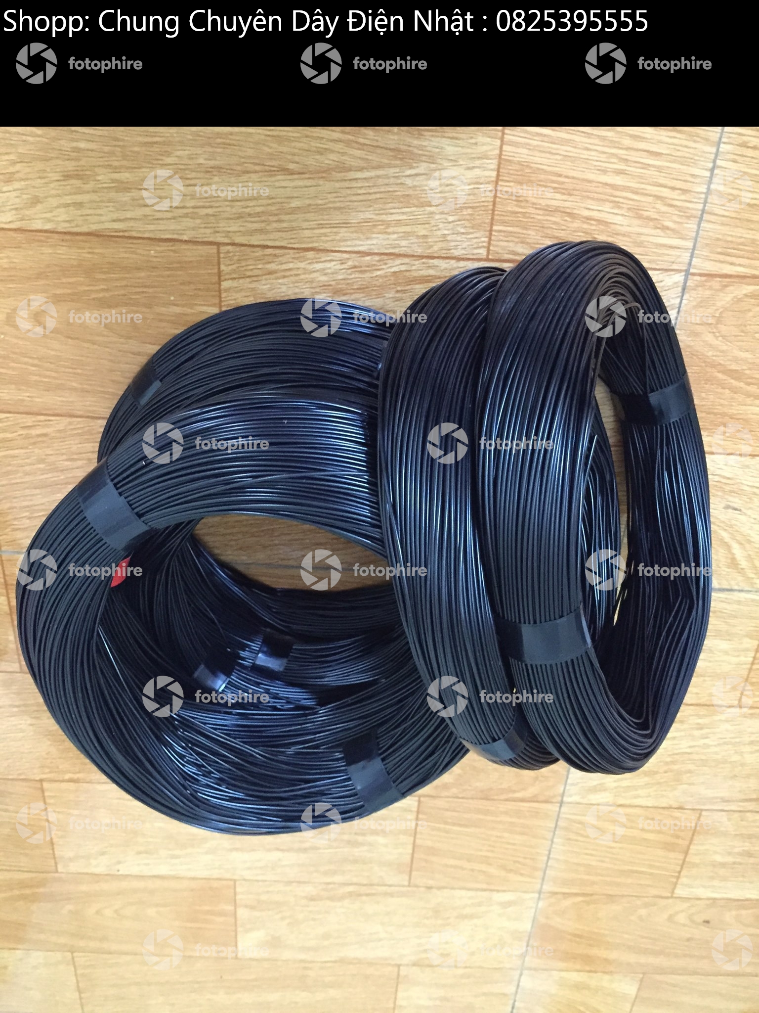 Dây điện nhật 1.0mm 100m màu đen