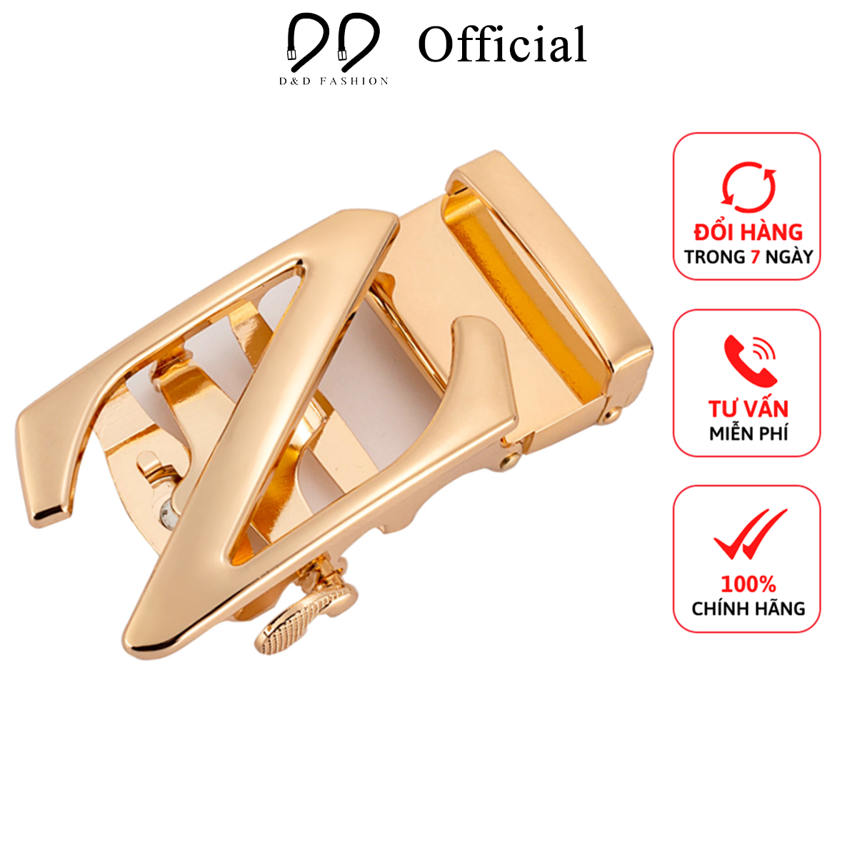 Đầu khóa thắt lưng nam chữ Z thời trang cao cấp - D&D Fashion