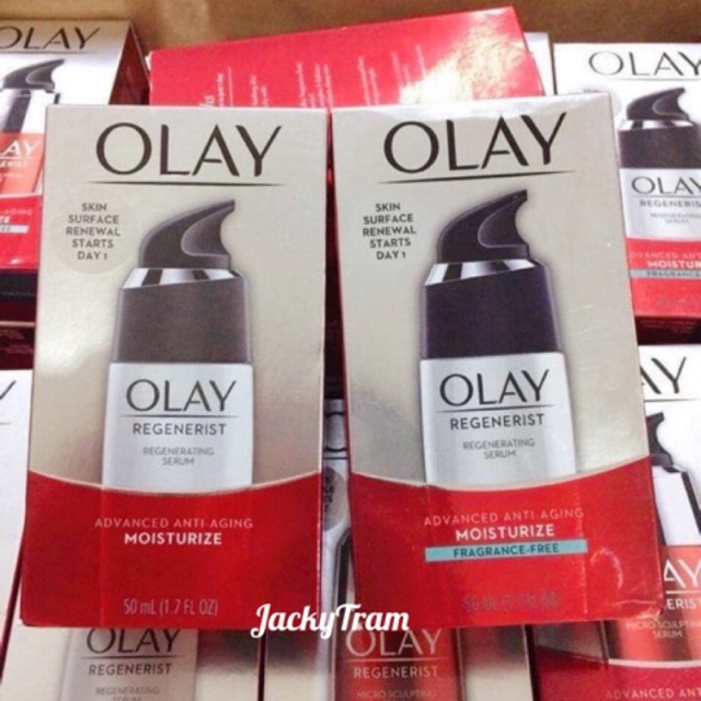 [HCM][Hàng Mỹ] Serum dưỡng trắng Olay Regenerist Advanced Anti Aging Moisturize (50ml)
