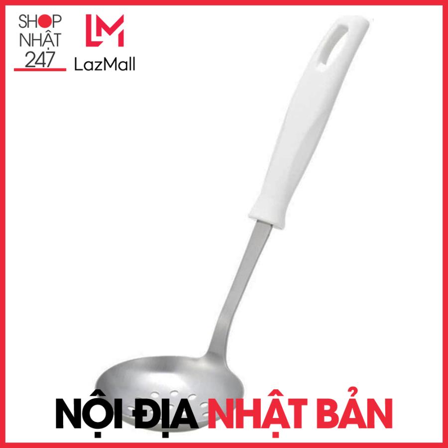 Muôi vớt inox KAI cỡ nhỏ nội địa Nhật Bản