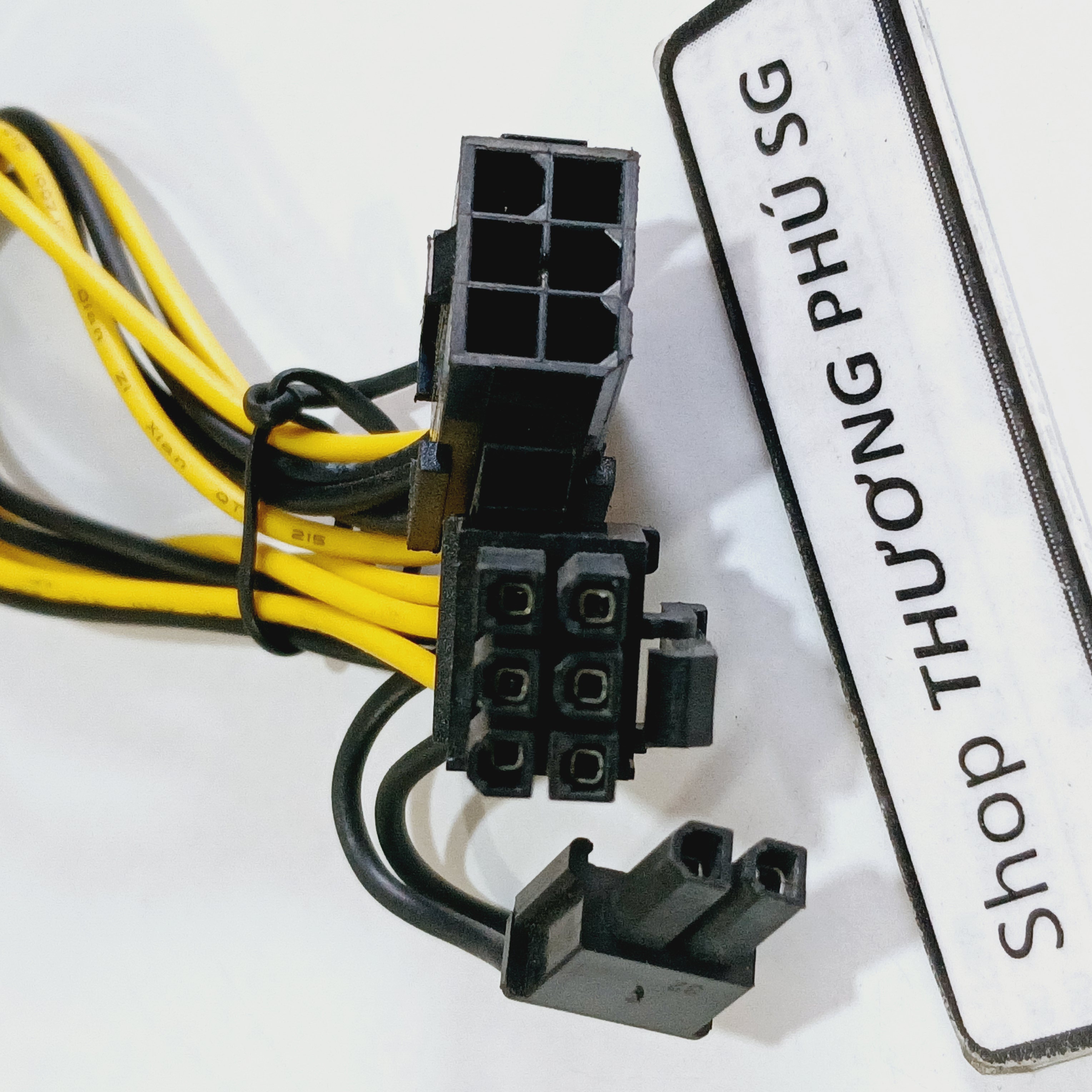 Cáp nối dài nguồn 6 pin / chuyển nguồn 6 pin ra 8 pin / cáp dài 20cm