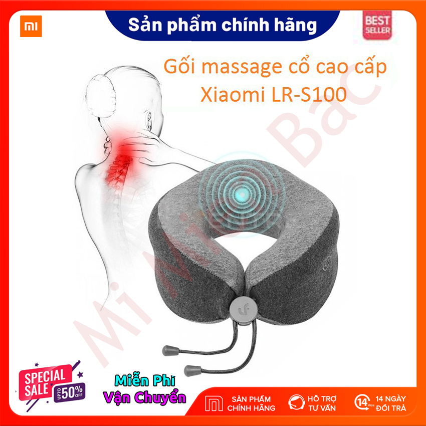 [HOT] Gối massage Xiaomi LR-S100, Gối Mát Xa Cổ Cao Cấp Xiaomi Dùng Cho Văn Phòng Oto Du Lịch – Chính Hãng Xiaomi – Mi Miền Bắc