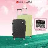 Combo 2 Vali Du Lịch LUG SATACO S20/S24/S28 MD24185 Nhựa ABS Hạn Chế Trầy Xước, Khóa Số Bảo Mật An Toàn