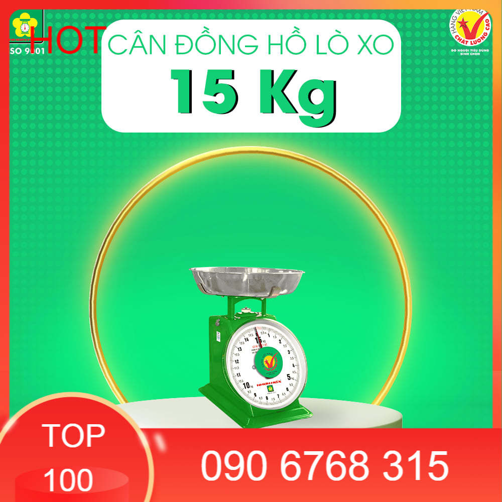 Cân nhơn hòa - cân 15kg nhơn hòa - mua tận gốc - bảo hành chính hãng 12 tháng - tmartmini