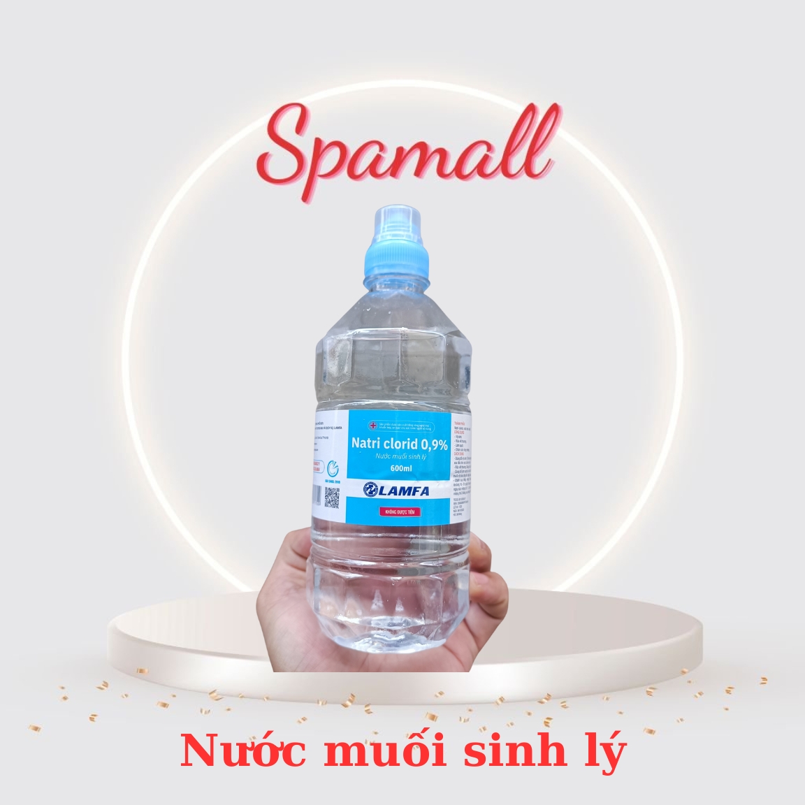 Nước muối sinh lý natri clorid 0.9% vệ sinh da