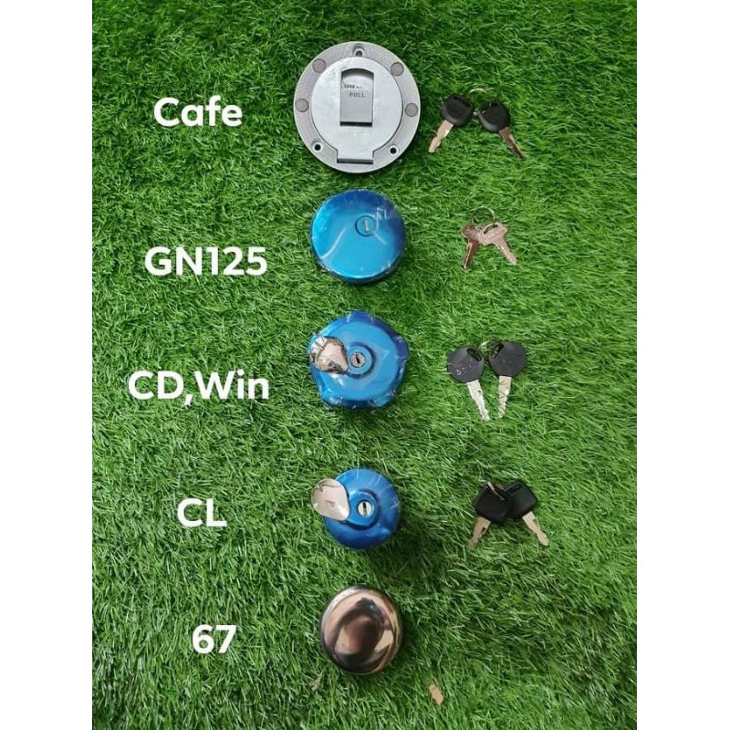 Nắp xăng 67, cd, cl, gn125, win, cafe racer