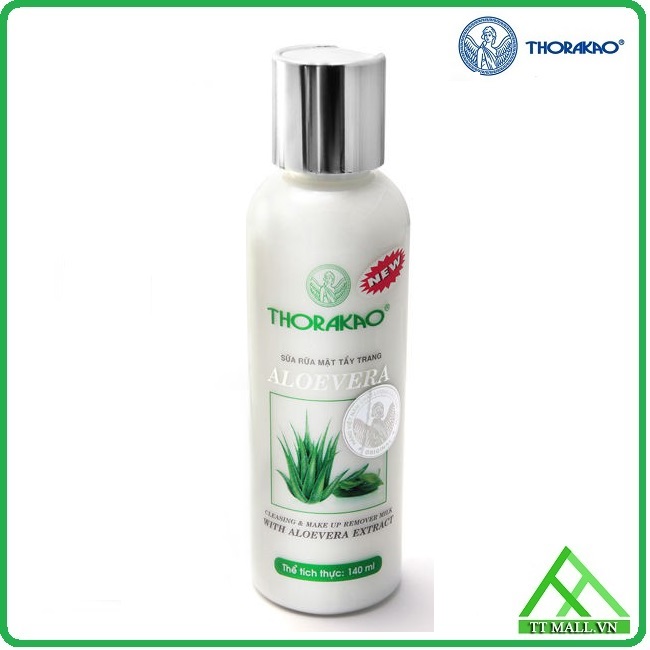 Sữa Rửa Mặt Tẩy Trang Alovera Thorakao 140gr