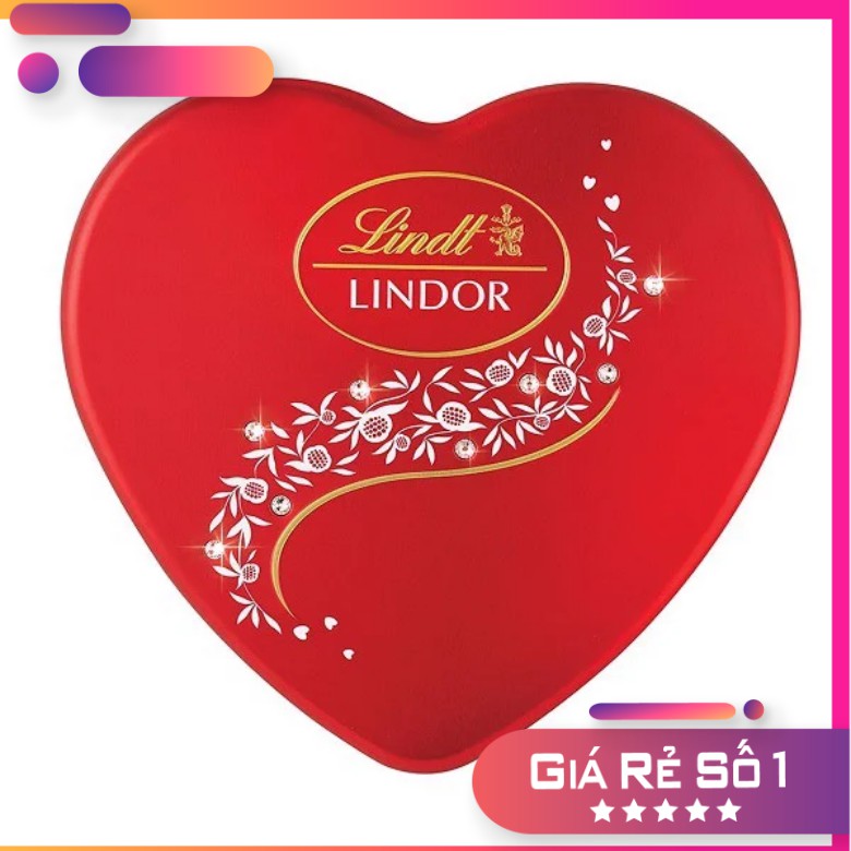 Hộp Quà Yêu Thương: Socola Lindt Lindor Milk Crystal Heart