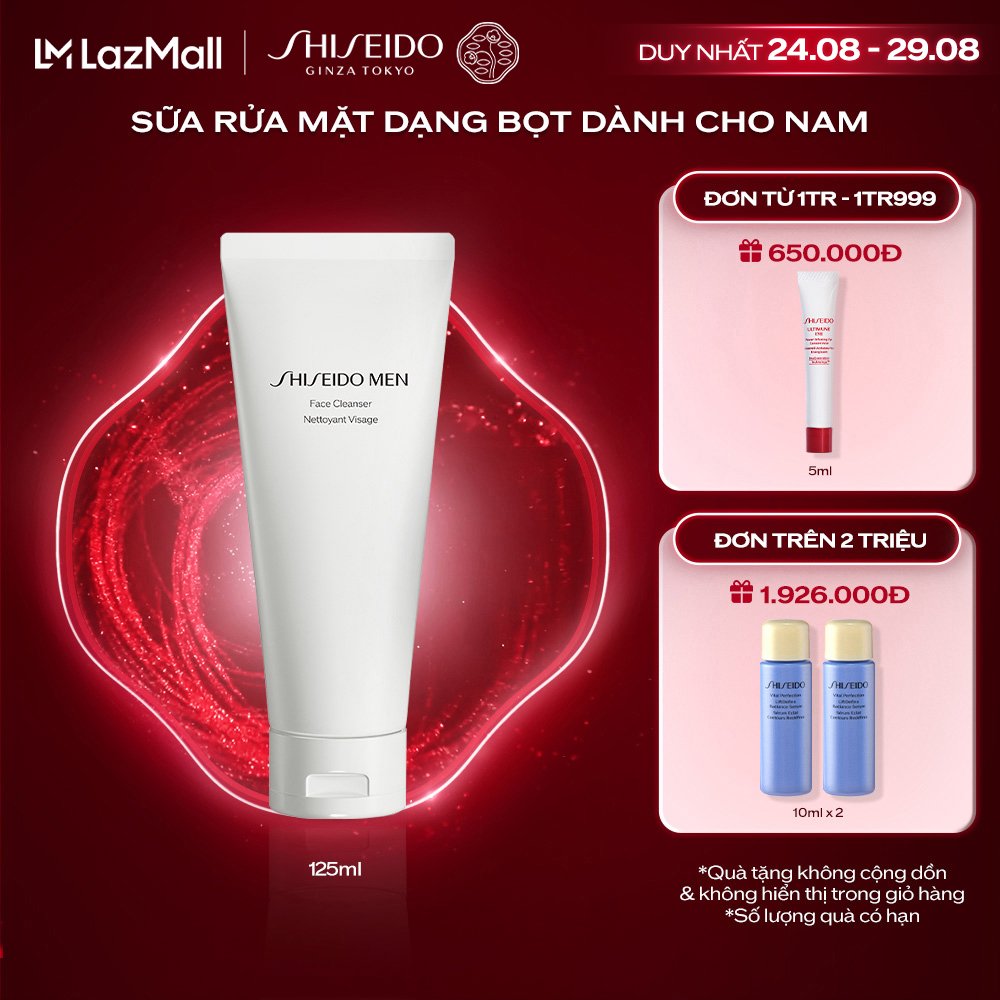 Sữa rửa mặt Shiseido Men Face Cleanser 125ml