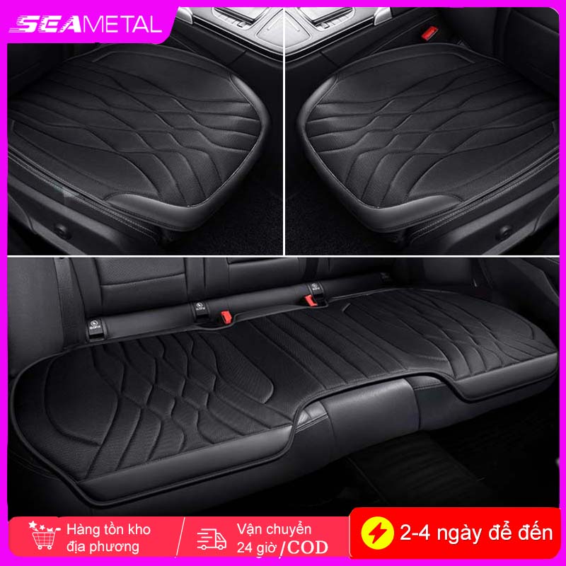 lót ghế ngồi xe ô tô SEAMETAL Ghế Ô Tô Da PU Đệm Bảo Vệ Thoáng