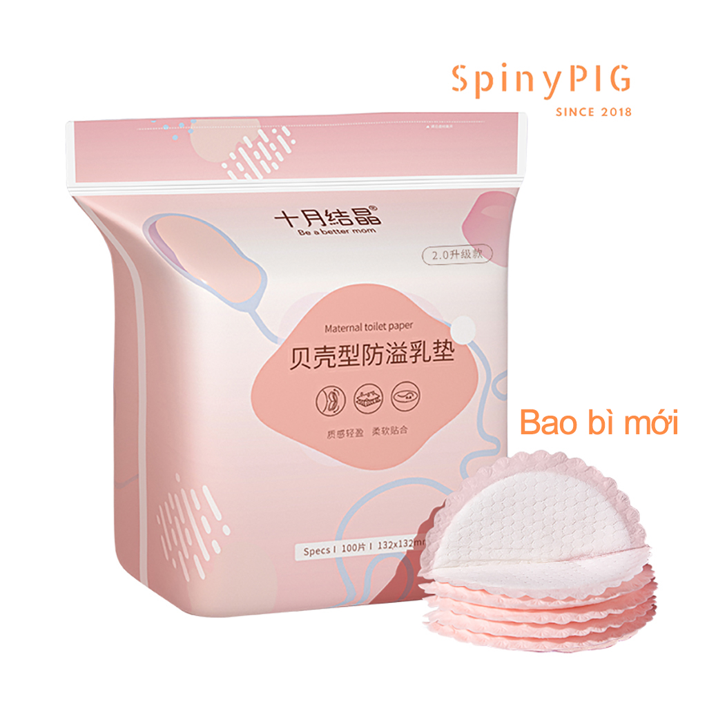 Lót thấm sữa dùng một lần 100% chính hãng TM JOURNEY gói 100 miếng siêu thấm hút túi zip dễ dàng lấy và bảo quản
