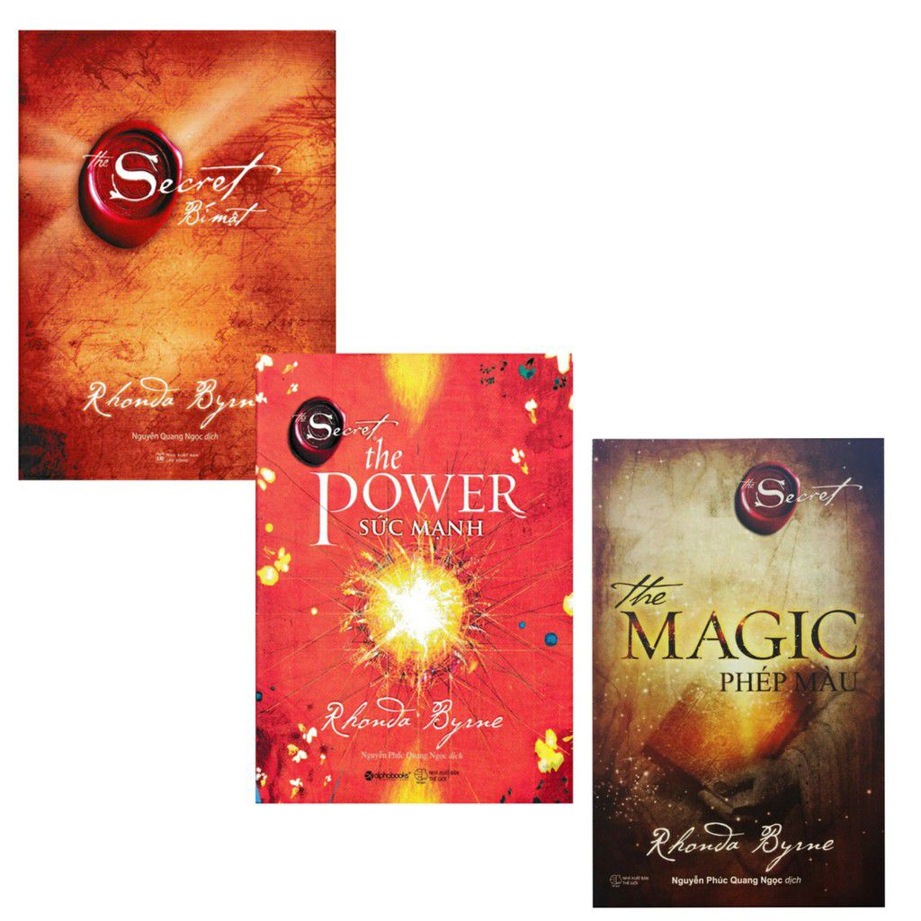 Combo bộ sách kinh tế: the magic phép màu + the secret bí mật + the power sức mạnh