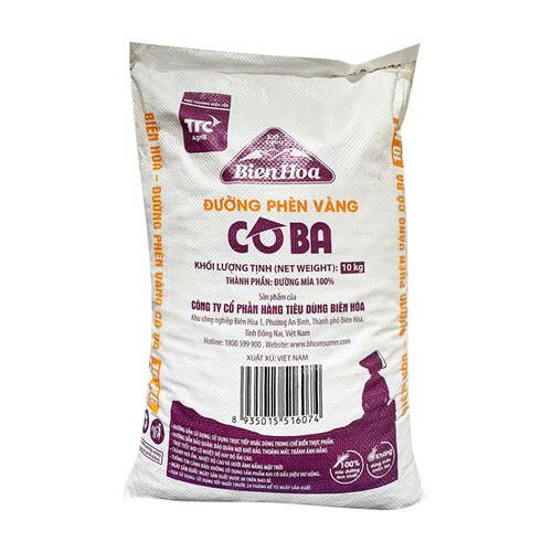 Đường phèn vàng / trắng cô Ba Bao 10 Kg