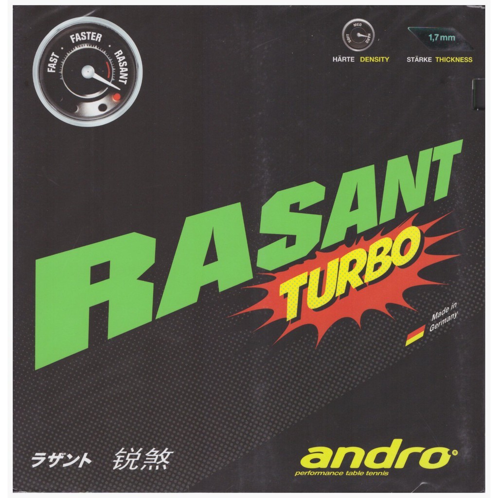Mặt vợt bóng bàn andro rasant turbo, cam kết hàng đúng mô tả, chất lượng đảm bảo an toàn đến sức khỏe người sử dụng