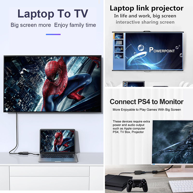 Hàng Mới Về] Cáp Chuyển HDMI ra Vga Có Audio Độ Nét Cao 1080P HDMI sang VGA  Cho Máy Tính, Máy Tính Xách Tay, Tivi, Máy Chiếu | Lazada.vn