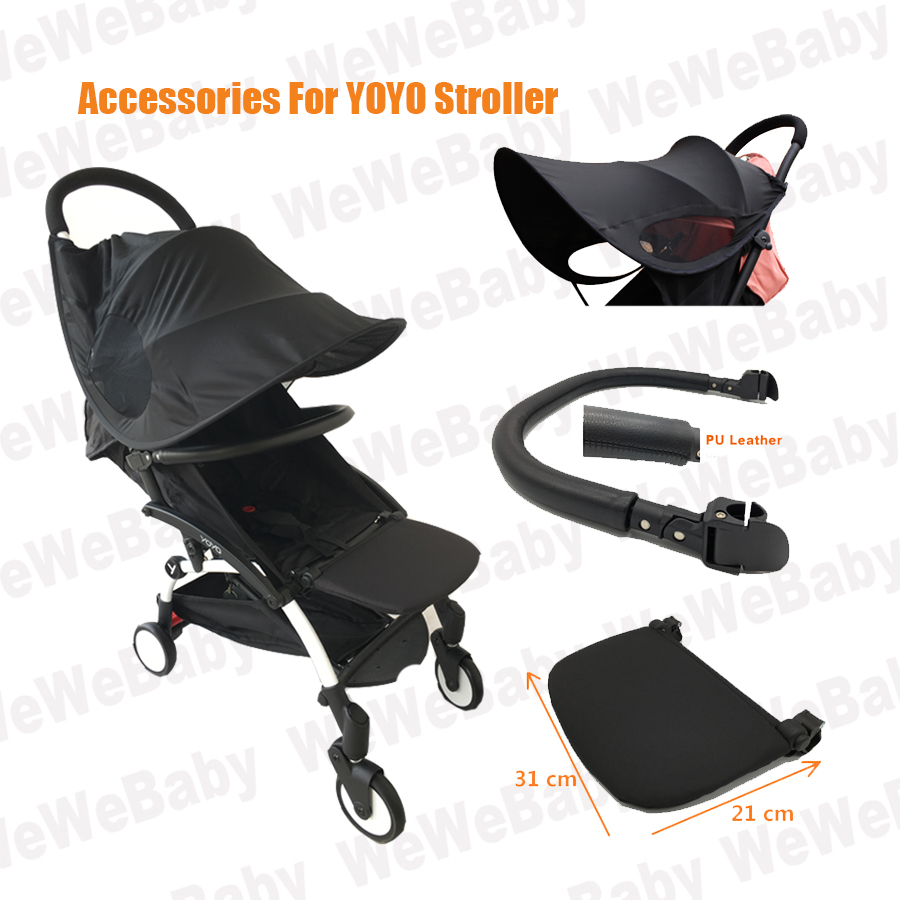 Xe đẩy em bé phụ kiện footboard tay vịn dù để che nắng cho babyzen Yoyo