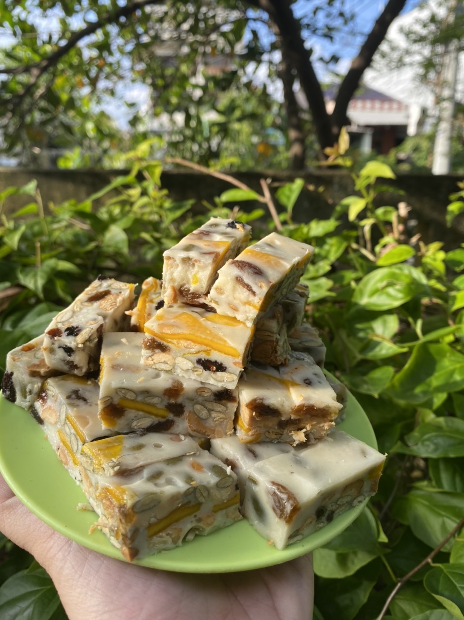 KẸO HẠNH PHÚC NOUGAT  KHÔNG ĐƯỜNG VỊ TRUYỀN THỐNG 500G DÙNG CHO NGƯỜI ĂN KIÊNG TỐT SỨC KHỎE
