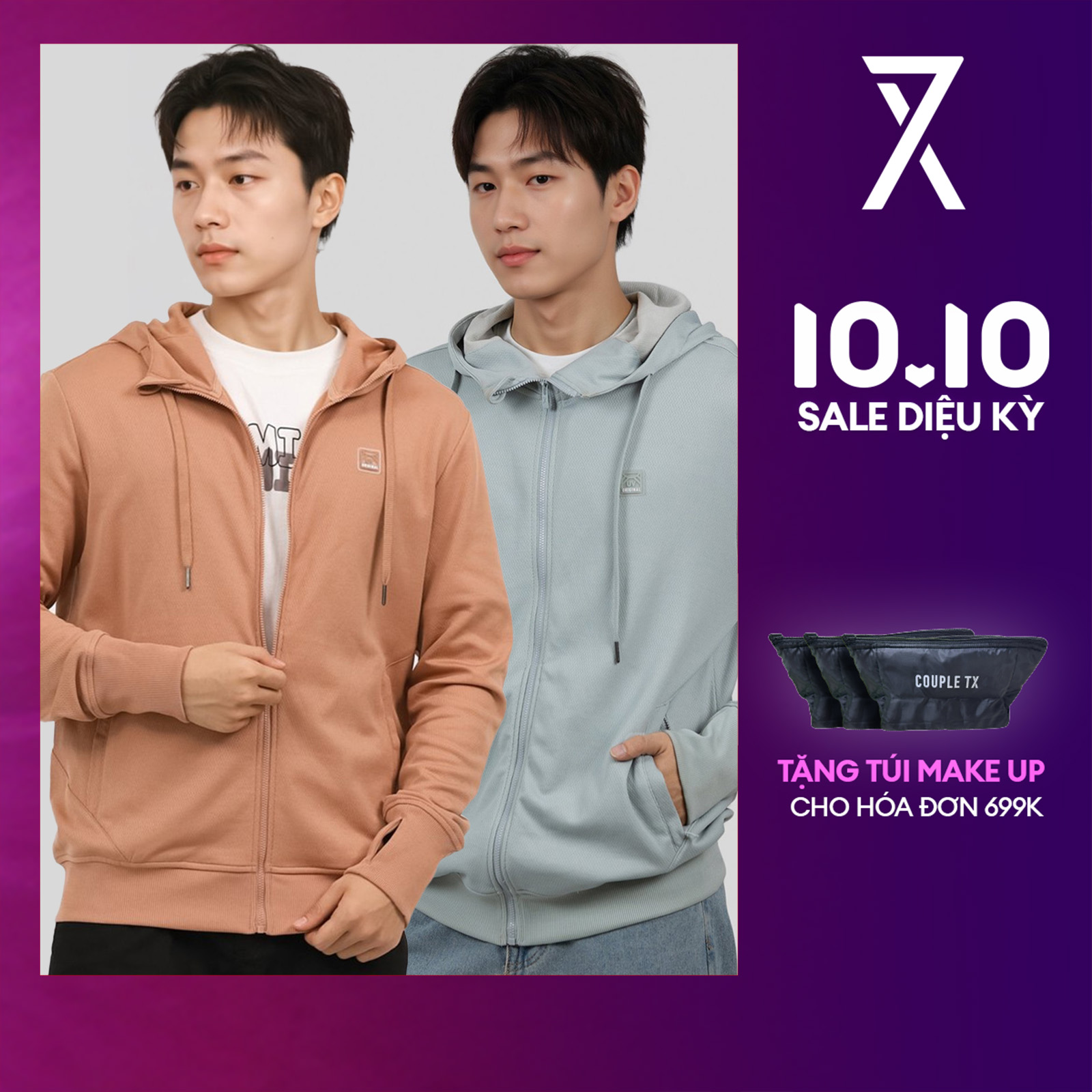 Áo Khoác Chống Nắng Nam Couple TX Anti UV Original MOK 1064