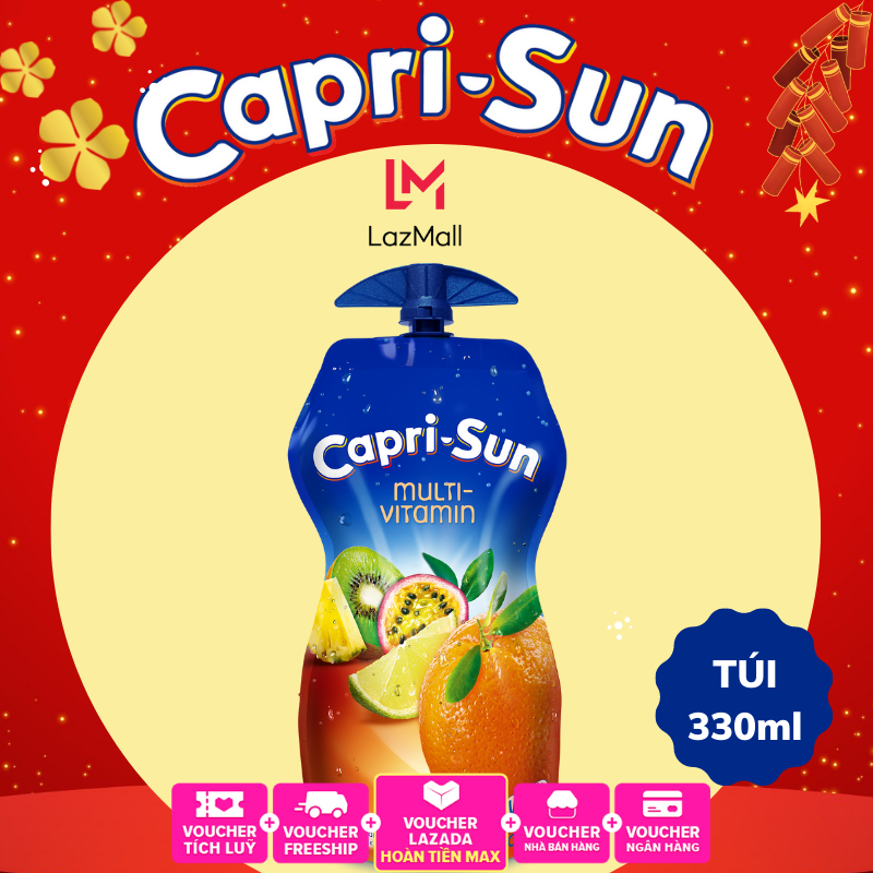 Nước trái cây Capri-Sun vị Multivitamin 330ml - hàng nhập khẩu Đức chính hãng