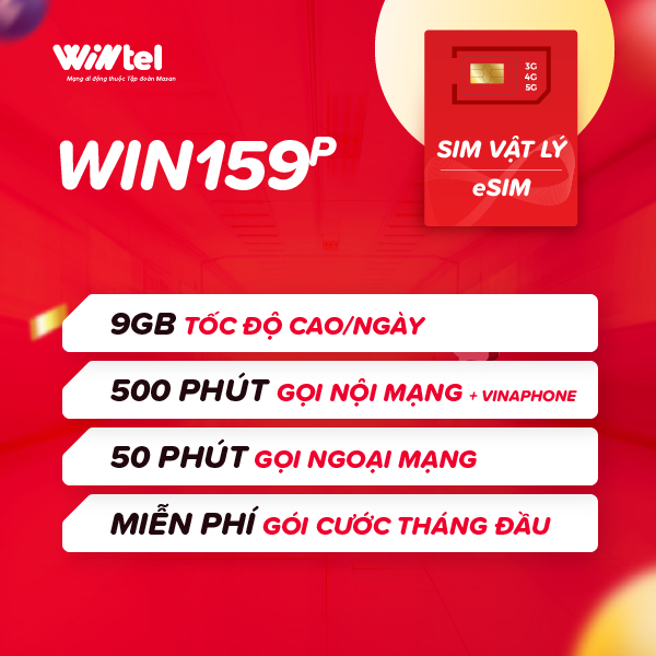 Unactivated Sim-sim 4G Wintel win159p-SIM data Unlimited
