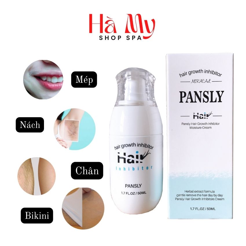 Kem ức chế mọc lông, ngăn mọc lông và dưỡng ẩm da pansly hàn quốc 50ml