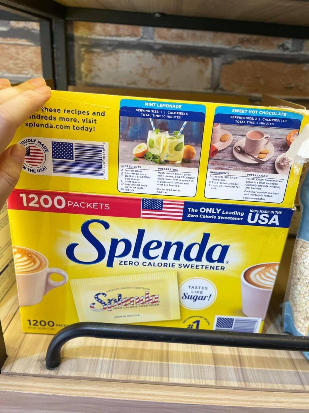100 gói đường ăn kiêng splenda của mỹ