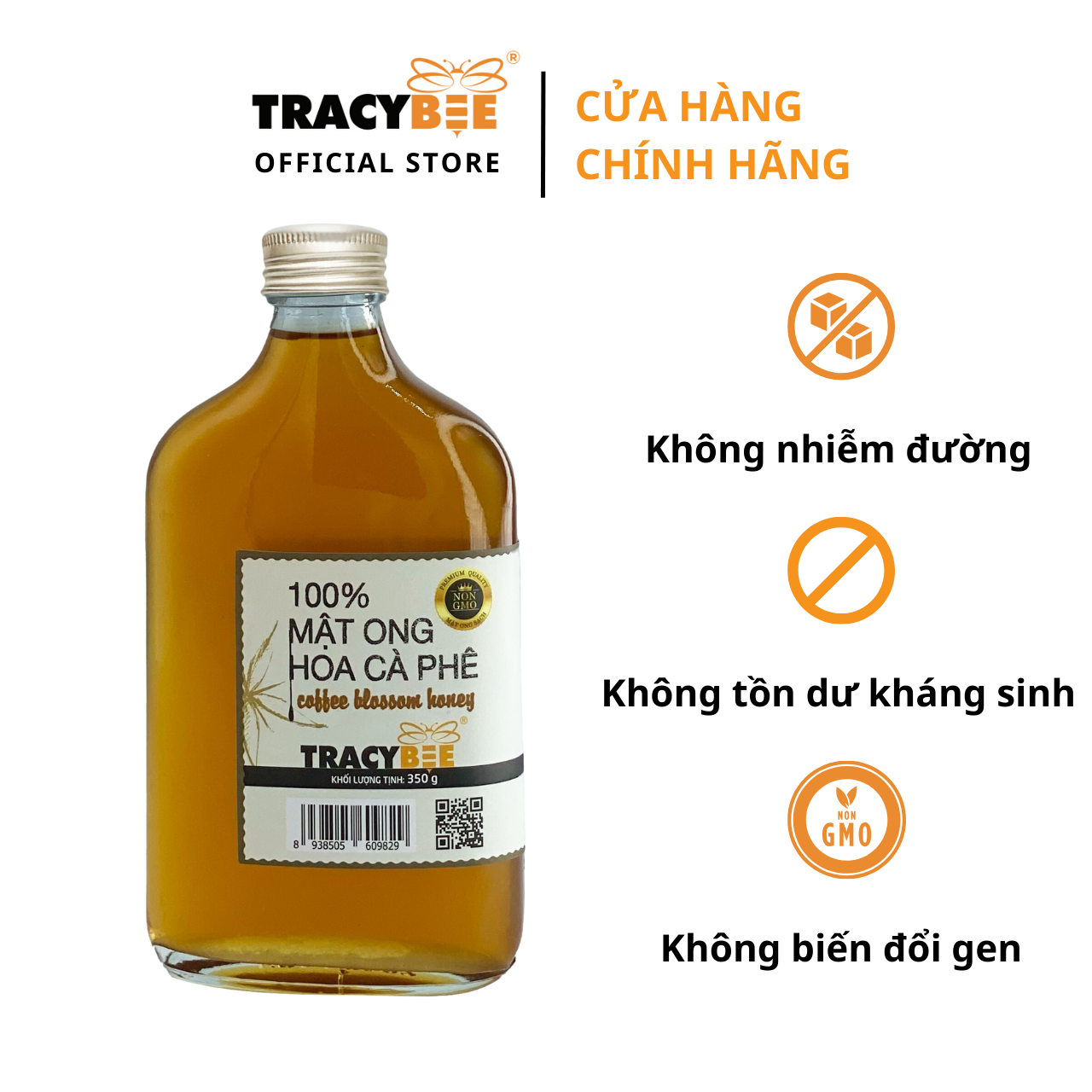 Mật ong hoa cafe tracybee 350g