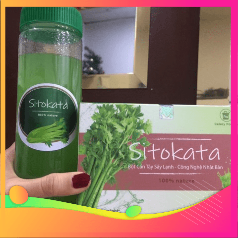 Bột cần tây sitokata sấy lạnh chính hãng (1 hộp 20 gói) - TA001