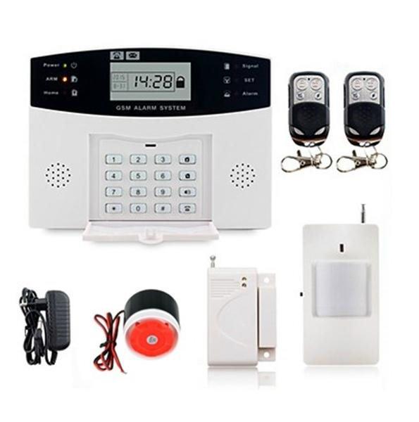 Bộ báo động chống trộm không dây qua sim gsm + điện thoại bàn pstn gp05