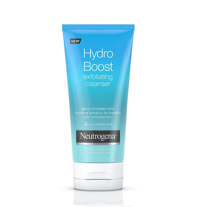 Sữa rữa mặt dưỡng ẩm, tẩy da chết Neutrogena Hydro Boost Exfoliating Cleanser 141g