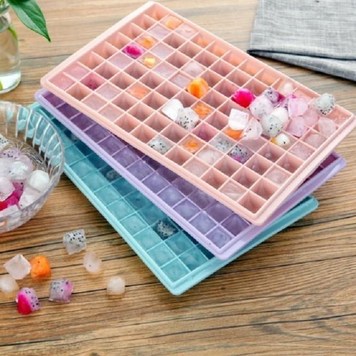 Khay làm đá thạch 60 ô - Khay đựng đá - Khay đóng đá tủ lạnh - Khay đóng đá 60 ô - Khay đá tủ lạnh - H5vrg003