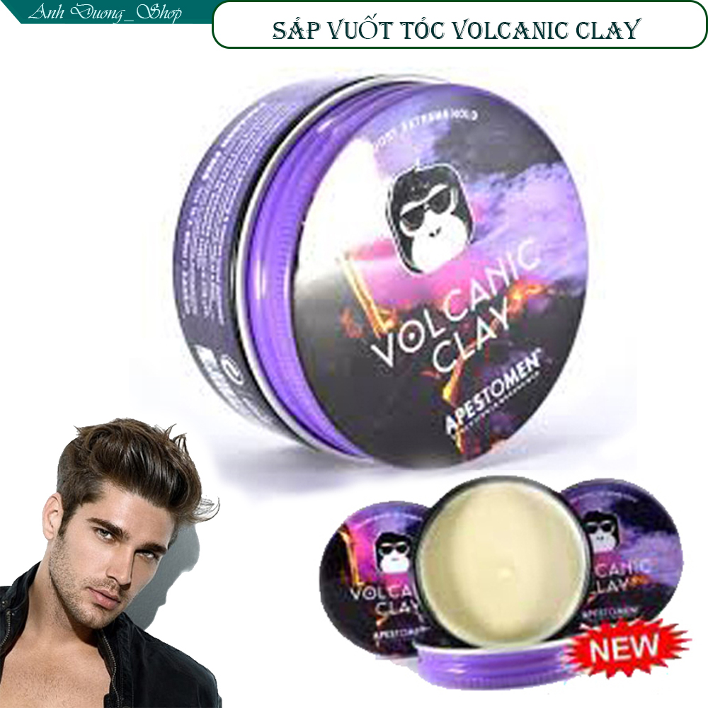 Sáp Vuốt Tóc Volcanic Clay, Sáp Volcanic,  Hương Thơm nam tính,tạo nếp lâu, Giữ nếp Vượt Trội, MUA NGAY để được giá ưu đãi tốt nhất!