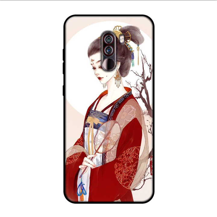 Ốp lưng điện thoại Xiaomi Pocophone F1 viền dẻo TPU in hình Cô Nàng Cá Tính