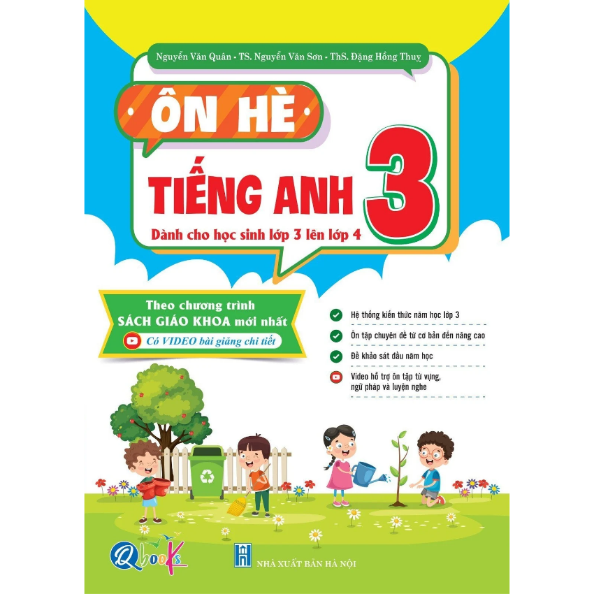 SÁCH - Ôn hè tiếng anh 3 - Dành cho hs từ lớp 3 lên lớp 4