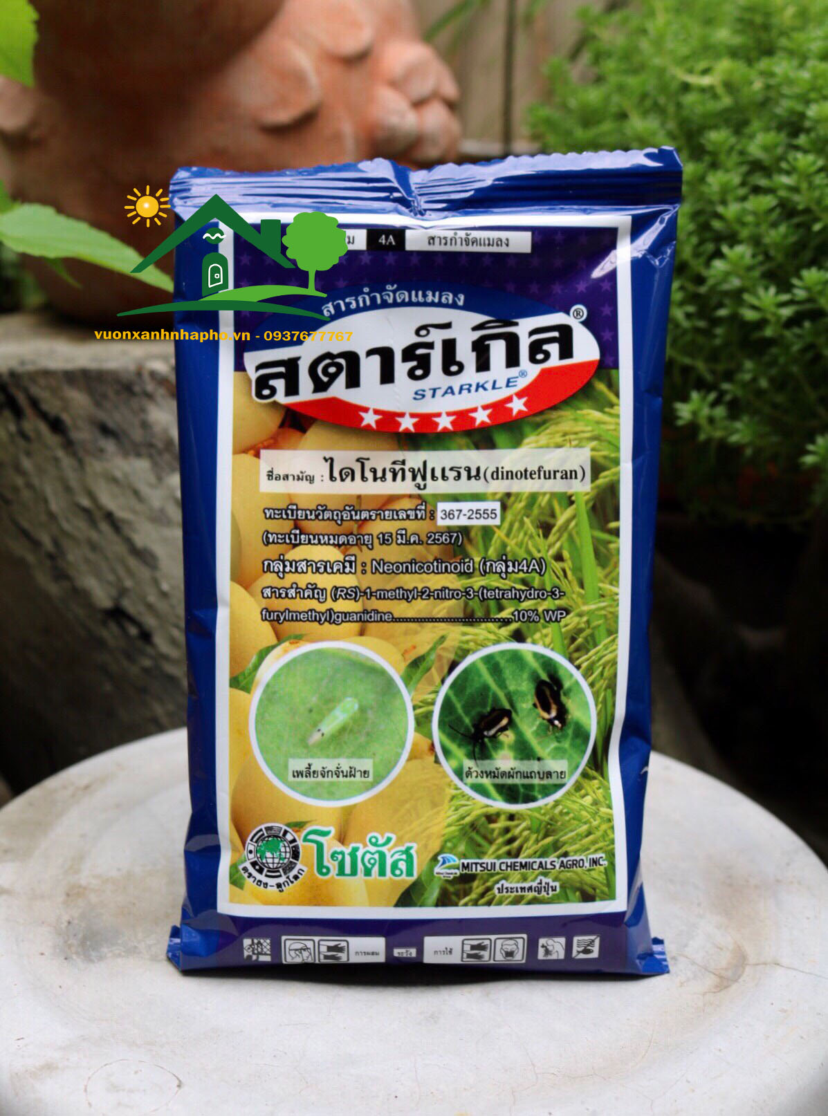 Starkle - g bột thái lan, lưu dẫn diệt côn trùng sâu bọ rệp, hàng nhập nguyên tem, gói 100g