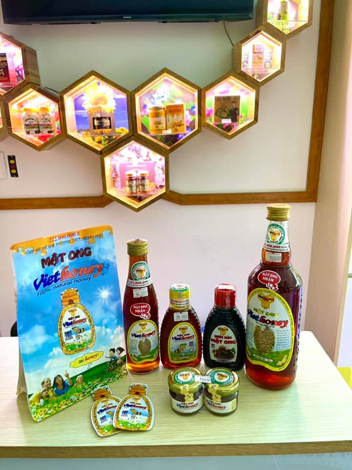 Mật ong túi 40 gói 5g Việt honey