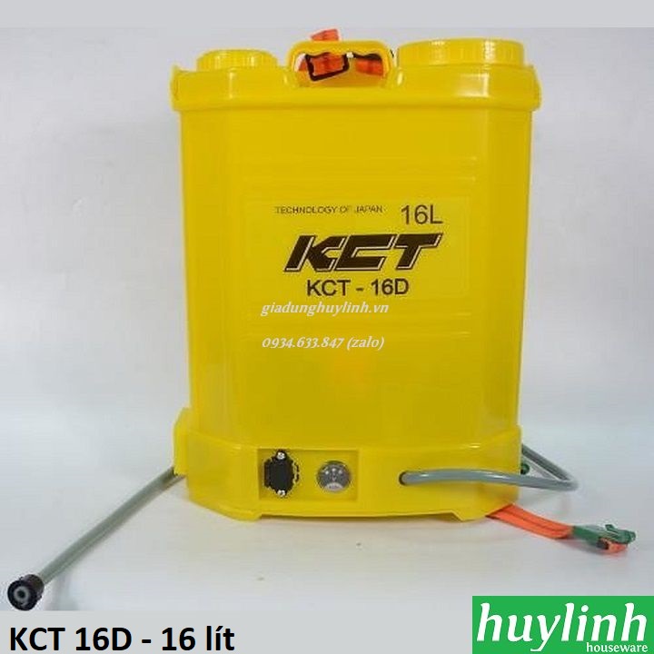 [HCM]Bình xịt điện phun thuốc trừ sâu KCT 16D - 16 lít