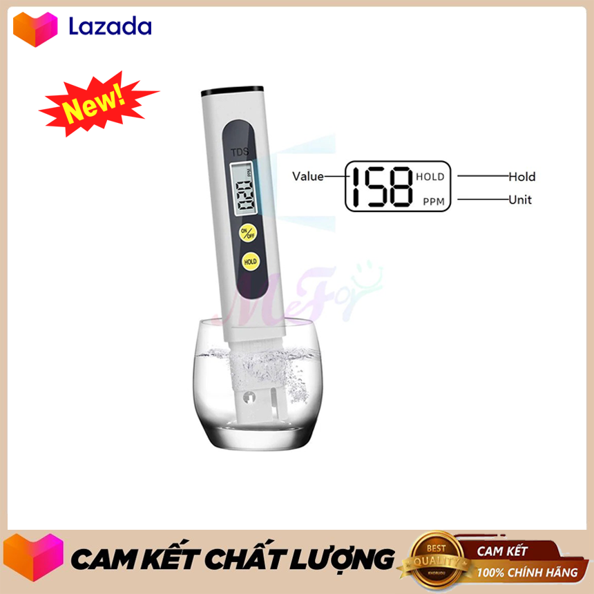 Bút đo độ ph bút đo nước sạch , bút đo ph nước tds ec ppm / tds-3 hàng nhập khẩu , máy kiểm tra chất lượng nước lcd máy đo tds thử nước sạch