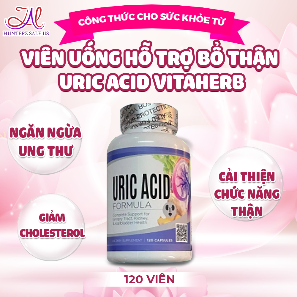 Viên uống hỗ trợ bổ thận uric acid vitaherb