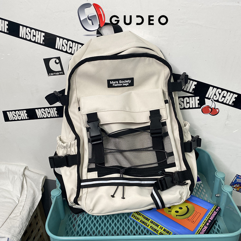 Balo Nữ Nam Đi Học Marsociety Best Bags Cao Cấp Giá Rẻ - Cặp Học Sinh Cấp 1 2 3 Ulzzang Hàn Quốc Cá Tính Siêu Chất Cool Ngầu - GUDEO