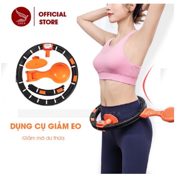 VÒNG LẮC EO GIẢM MỠ BỤNG HULA HOOP THẾ HỆ MỚI TẬP THỂ HÌNH, GYM CÓ ĐỒNG HỒ ĐO SỐ VÒNG – HÀNG CHÍNH HÃNG