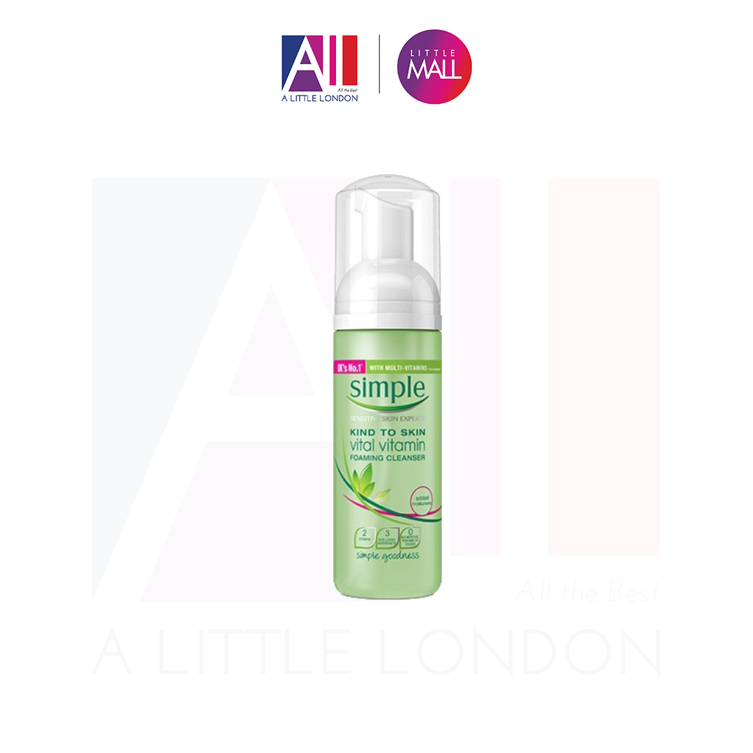 Sữa rửa mặt Simple Kind to Skin Vital Vitamin Foaming Cleanser - 150ml