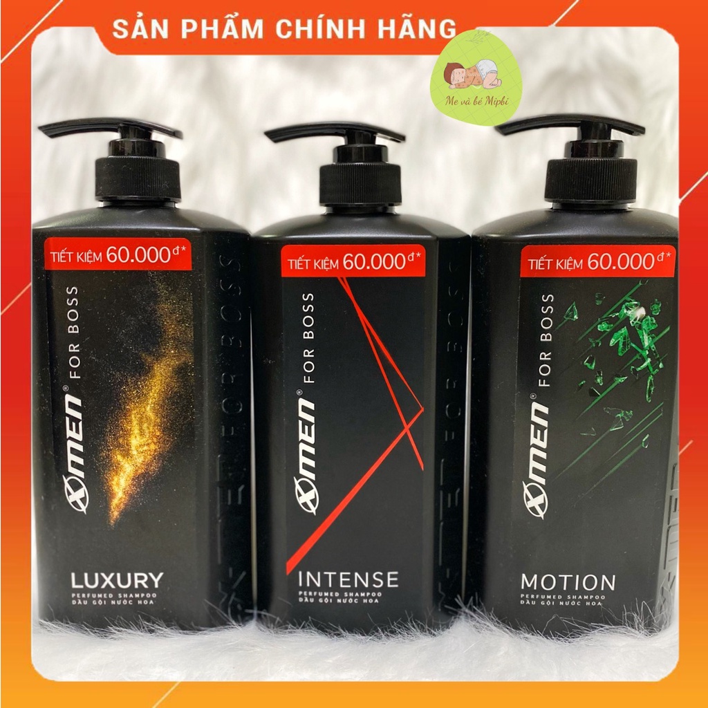 Dầu gội đầu nước hoa Xmen for boss 650g các màu