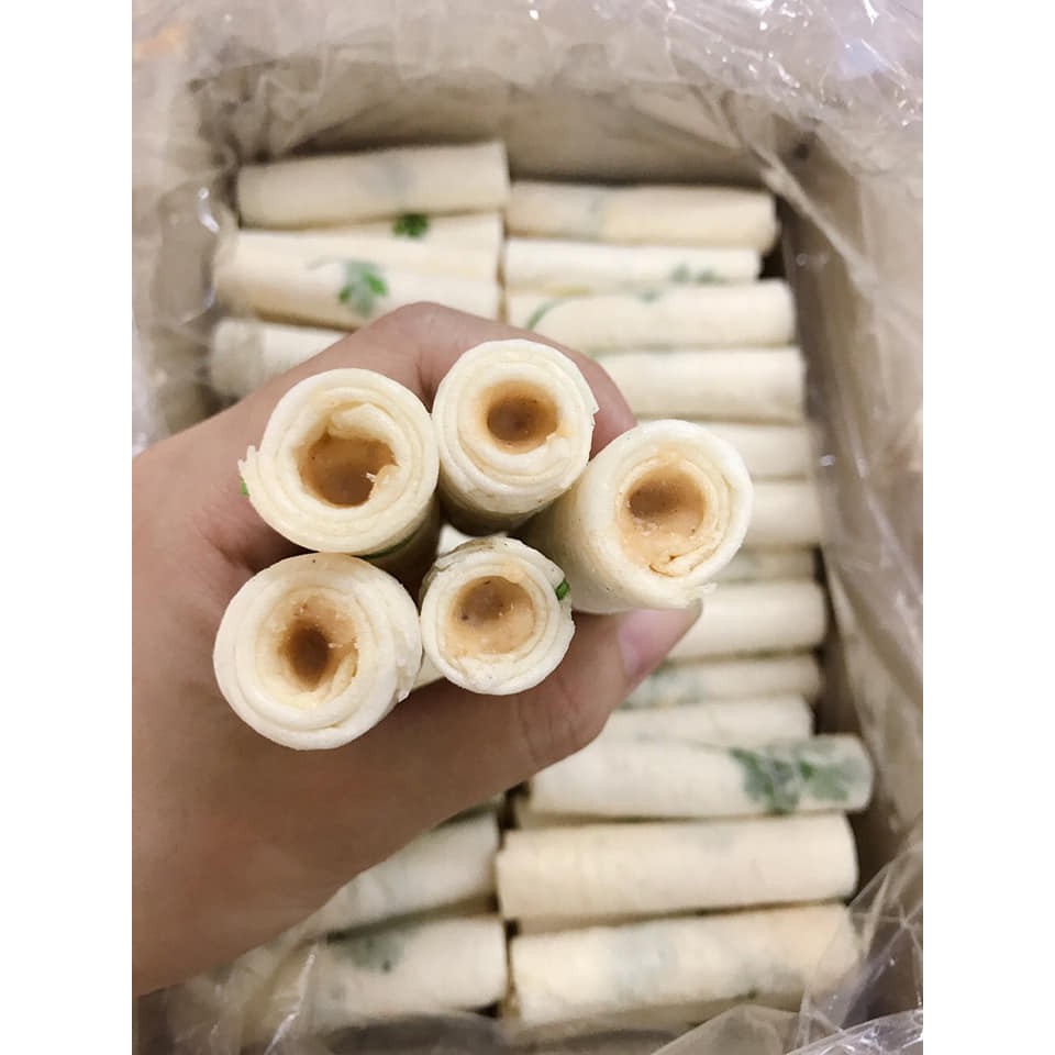 Bánh ống ngò trắng kem đậu phộng- đặc biệt - 100g