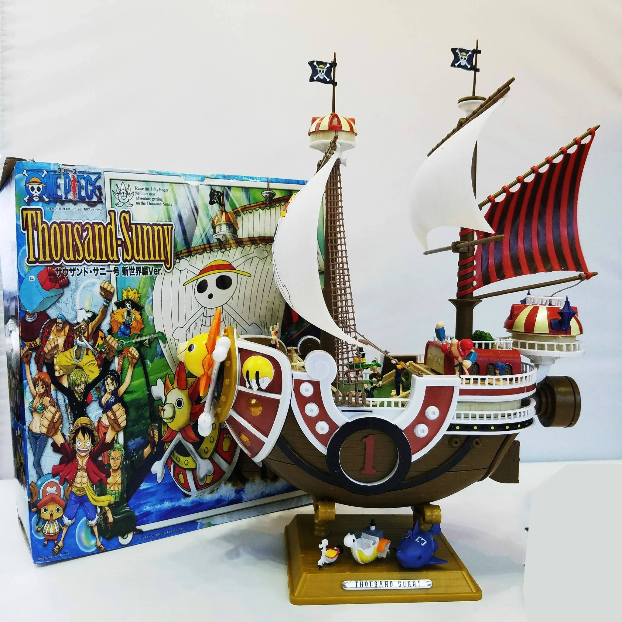 Mô hình lăp ráp tàu one piece - thousand sunny - cao cấp