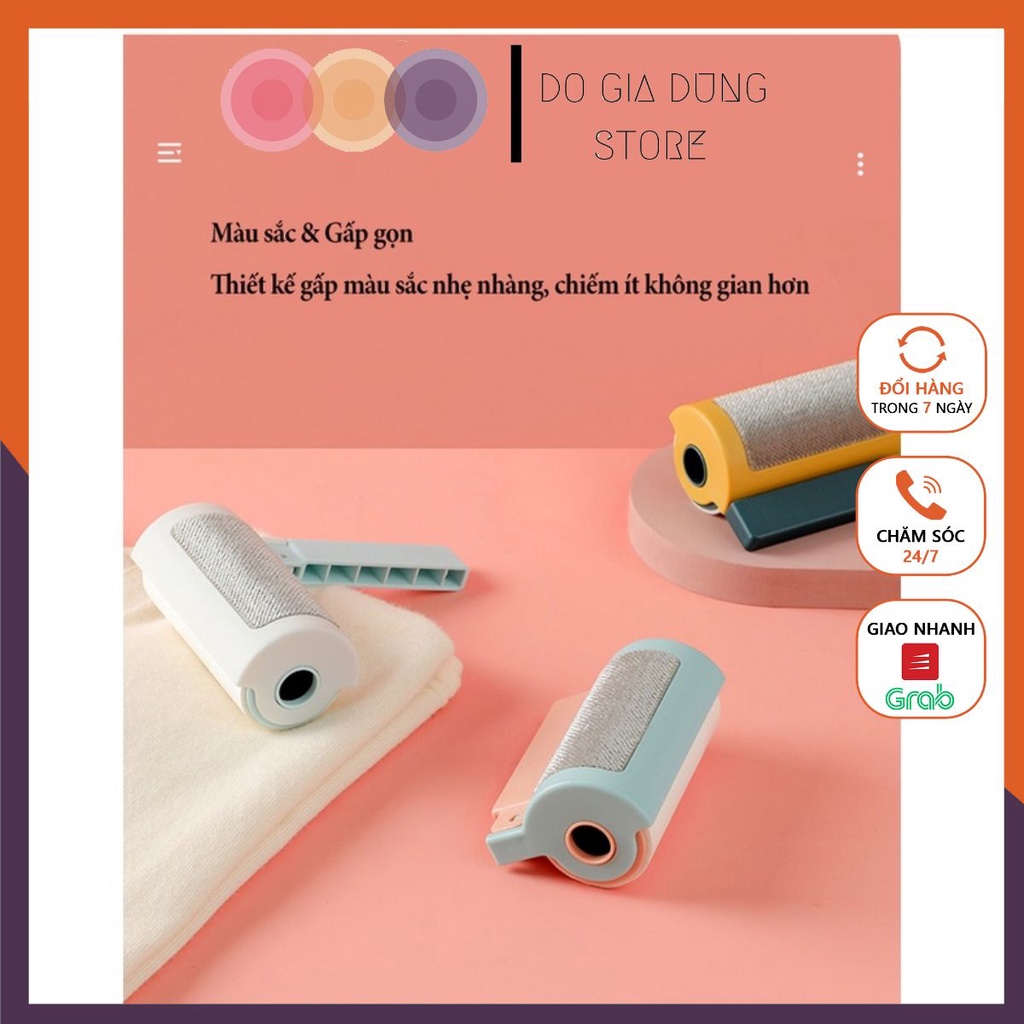 Cây Lăn Bụi Quần Áo Đa Năng , Làm Sạch Ga Giường, Sofa - lăn sạch lông động vật sợi vải đồ da